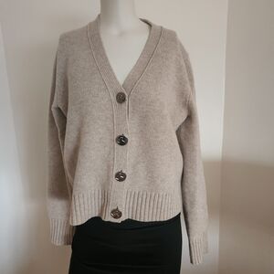 Lightly Worn Tory Burch Women's Wool Cardigan Sweater